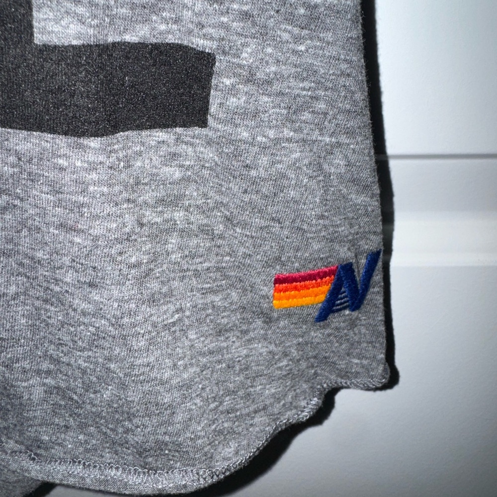 Aviator Nation Gray Rock and Roll Tank Top size Small - Picture 3 of 4